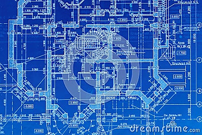 Blueprint Stock Photo