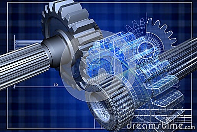 Blueprint Stock Photo