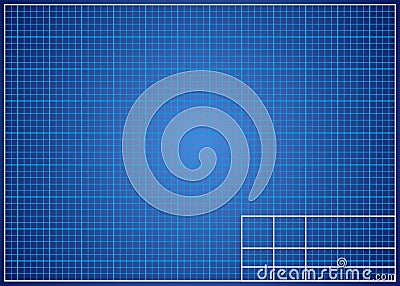 Blueprint background. Technical design paper. Vector Illustration