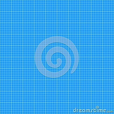 Blueprint grid seamless pattern texture background. Vector illustration Vector Illustration