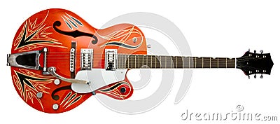 Blues electric guitar Stock Photo