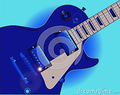 Blues Guitar Stock Photo