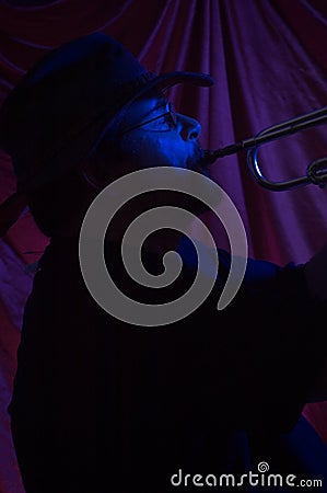 Blues musician Stock Photo