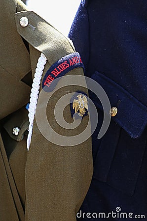 The Blues and Royals - Household Cavalry and blue uniform Stock Photo