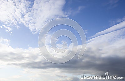 bluesky with clouds cloud cloudy cloudscape cloudscapephotography atmospheric atmospheresky infinity horizon cloudy skyphotography Stock Photo