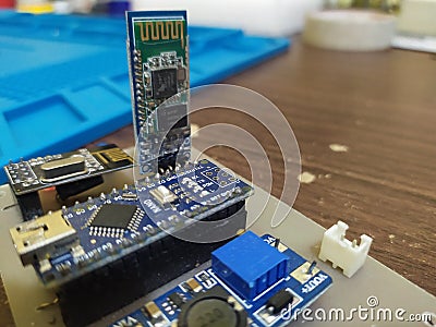 Bluetooth arduino control Editorial Stock Photo