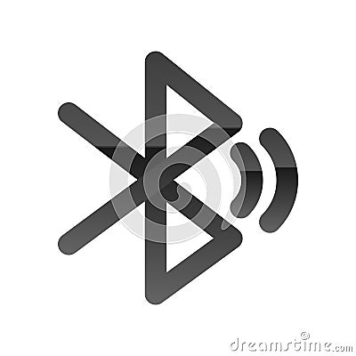 Bluetooth or Offline sharing Line Style vector icon which can easily modify or edit Vector Illustration