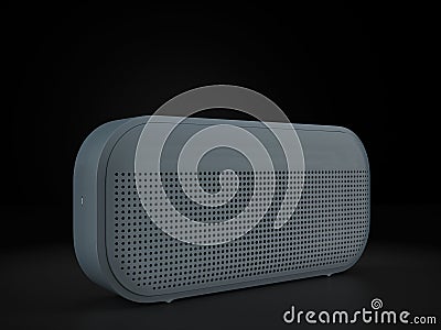 Bluetooth speaker Cartoon Illustration