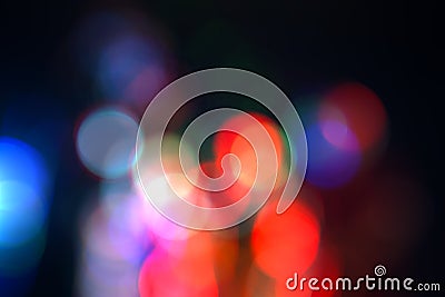 Blur abstract bokeh background element for overlay, Colorful defocused light Stock Photo