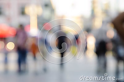 Blur abstract people background Stock Photo