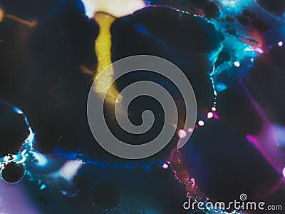 Blur Cloud Ink Wallpapers. Alcohol Ink Art. Stock Photo