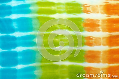 Blur fabric Tie-dye. Stock Photo