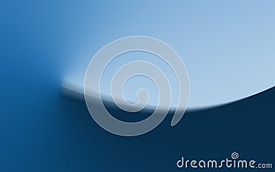 Blue wavy curve wind blow Stock Photo