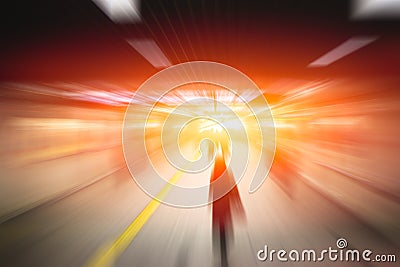 Blur High Speed Business People and Development Technology Stock Photo