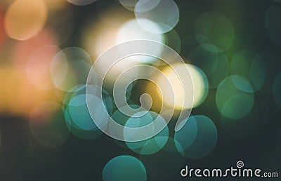 Blur light abstract bokeh with christmas tree background. Stock Photo