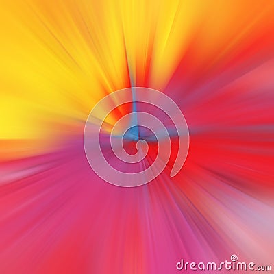 Blur soft Abstract radial background. Saturated color. Digital illustration Cartoon Illustration