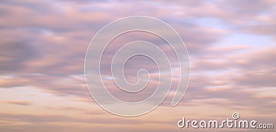 Blur sunset sky and cloud in evening Stock Photo