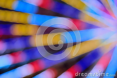 Blur texture of colorful carnival lights Stock Photo