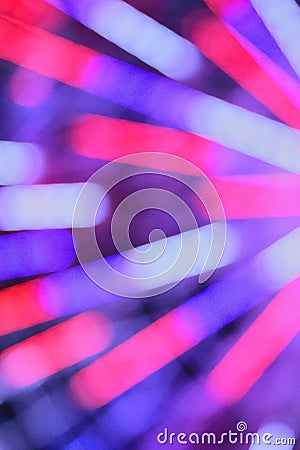 Blur texture of colorful carnival lights Stock Photo