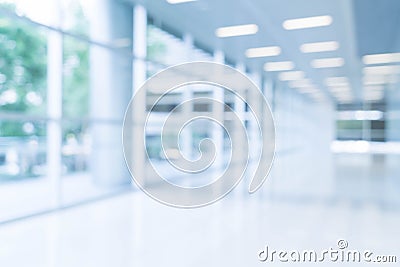 Blurred abstract background interior view looking out toward to Stock Photo