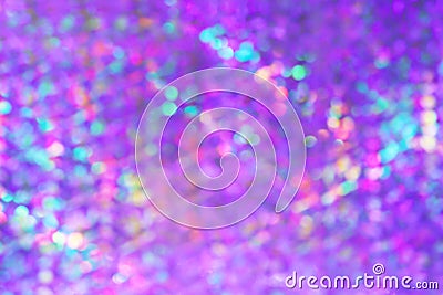 Blurred abstract violet purple bokeh light luxury background, gradient purple bokeh light glitter and shine background Stock Photo