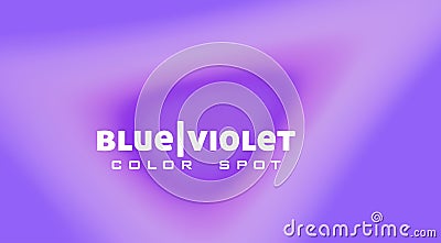 Blurred background with blue violet color spot Vector Illustration