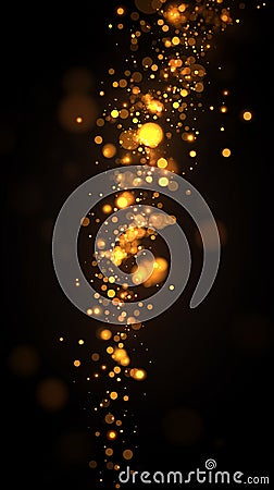 Banner of blurred background Bokeh abstract focus light glowing color bright vibrant gradient hazy dreamy diffus soft elegant Stock Photo