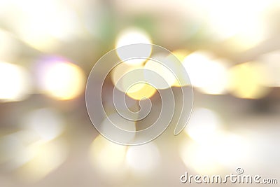 Blurred bokeh of lights background. Stock Photo