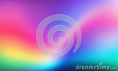 Blurred colored abstract background. Smooth transitions of iridescent colors. Colorful gradient. Rainbow backdrop Stock Photo