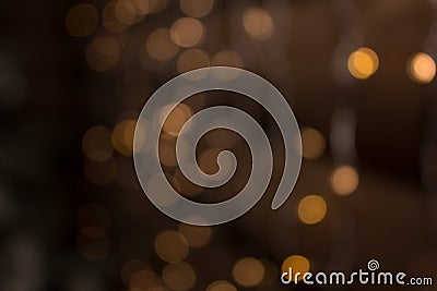 Blurred colored circles on a light holiday background Stock Photo