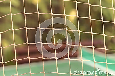 Blurred cropped shot of a ping-pong table. Stock Photo