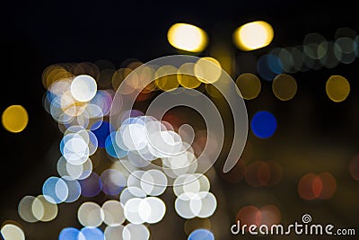 Blurred Defocused Lights Stock Photo