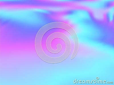 Blurred hologram texture gradient wallpaper. Vector Illustration