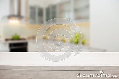 Blurred kitchen background Stock Photo