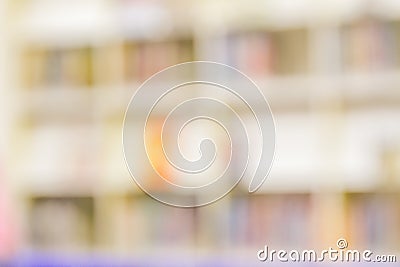 Blurred library background Stock Photo