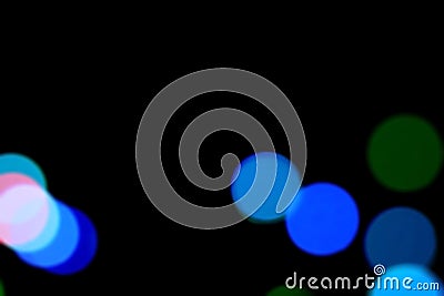 BLURRED LIGHTS Background.Abstract circular bokeh background Stock Photo