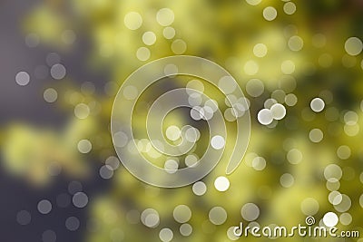 Blurred lights and defocused light dots Stock Photo