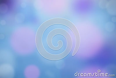 Blurred pink, blue and purple bokeh pastel background. Stock Photo
