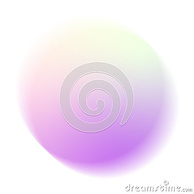 Blurred round shape, soft gradient background. Vector illustration Vector Illustration