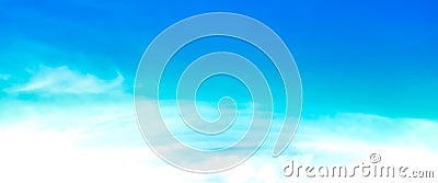 Blurred Sky blue background. Cloud clear Sky blue background Stock Photo