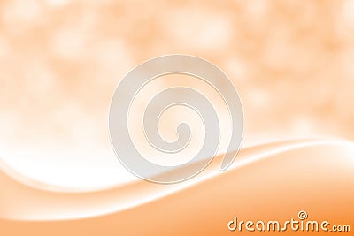 Blurred Smooth orange elegant soft beauty background, Luxurious Cosmetic backdrop Bokeh soft light shade, Gradient colour sweet Cartoon Illustration