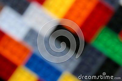 Blurred texture with different sizes rectangles and vibrant colors Stock Photo