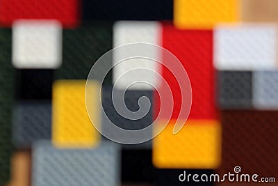 Blurred texture with different sizes rectangles and vibrant colors Stock Photo