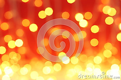 Blurred view of Christmas lights. Festive background Stock Photo