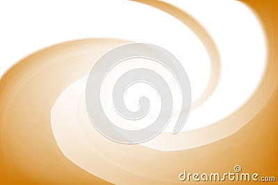 Blurred white and gold colors twist wave colorful effect for background, illustration gradient in water color art swirl Vector Illustration