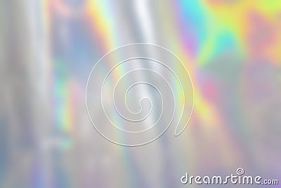 Blurry abstract pastel holographic foil background Stock Photo