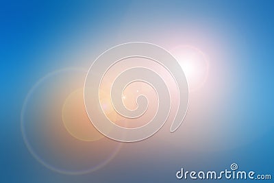 Blurry backgrounds with lens flare Stock Photo