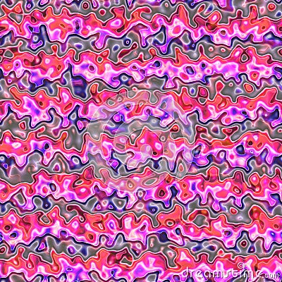 Blurry neon gradient glitch abstract texture background. Wavy irregular bleeding dye seamless pattern. Digital ombre Stock Photo