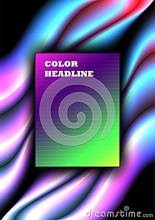 Color headline Seamless infinite pattern Stock Photo