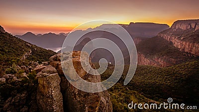 Blyde River Canyon View Stock Photo